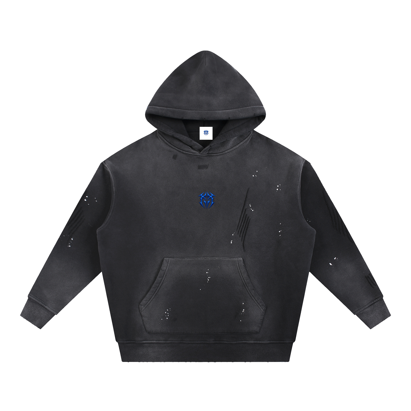 ONYX Frayed Hoodie