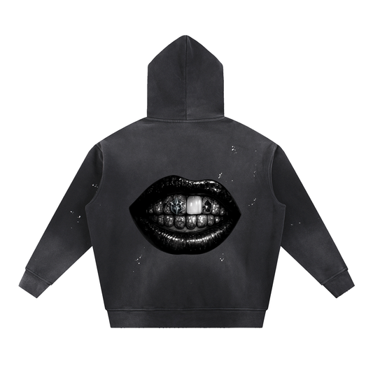 ONYX Frayed Hoodie